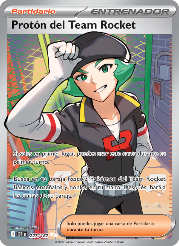 Protón del Team Rocket 227 — Destined Rivals (Spanish Pokémon TCG card)