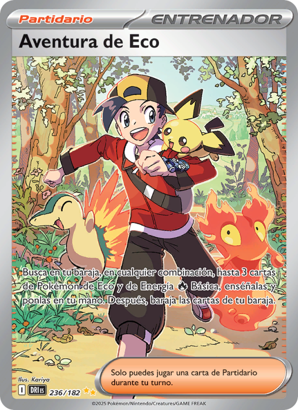 Aventura de Eco 236 — Destined Rivals (Spanish Pokémon TCG card)