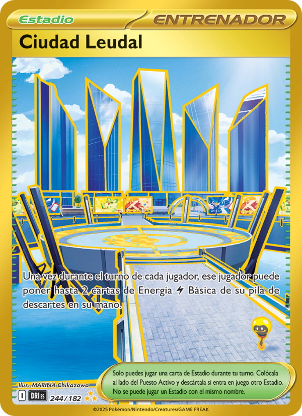 Ciudad Leudal 244 — Destined Rivals (Spanish Pokémon TCG card)