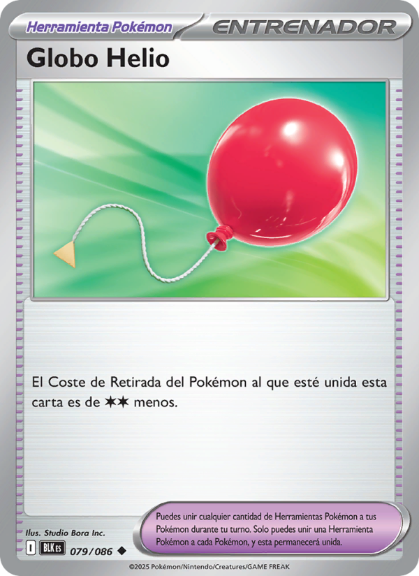 Globo Helio 079 — Schwarze Blitze (Spanish Pokémon TCG card)