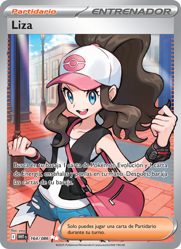 Liza 164 — Weiße Flammen (Spanish Pokémon TCG card)