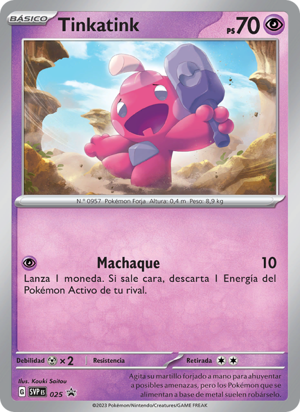 Tinkatink 025 — SVP Black Star Promos (Spanish Pokémon TCG card)