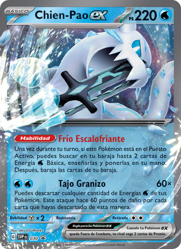 Chien-Pao ex 030 — SVP Black Star Promos (Spanish Pokémon TCG card)
