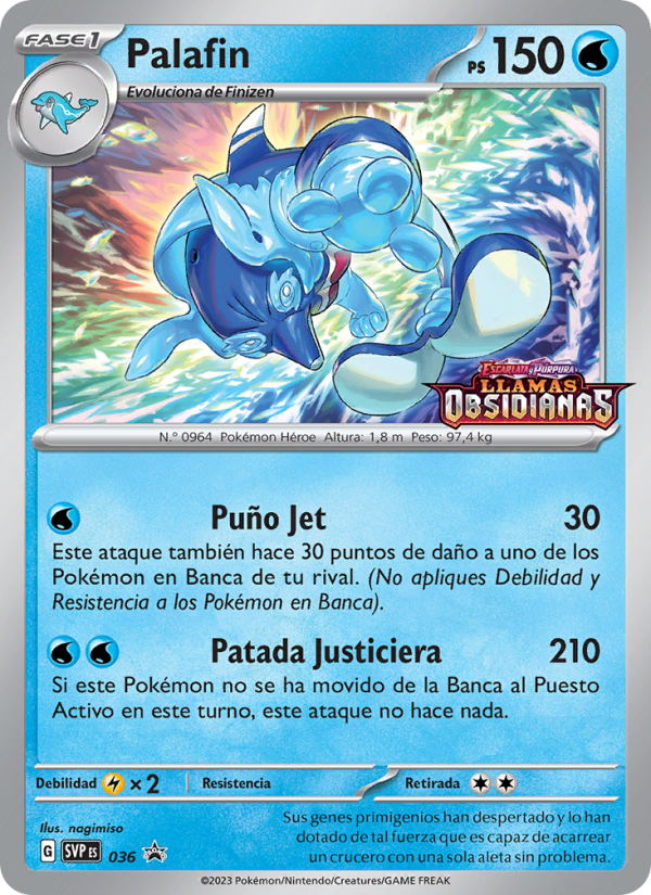 Palafin 036 — SVP Black Star Promos (Spanish Pokémon TCG card)