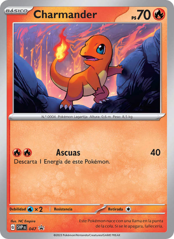 Charmander 047 — SVP Black Star Promos (Spanish Pokémon TCG card)