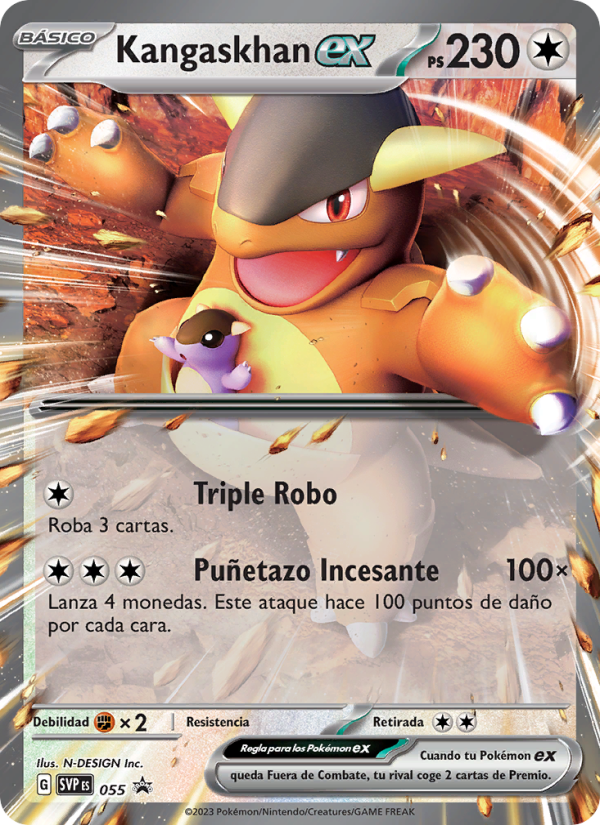 Kangaskhan ex 055 — SVP Black Star Promos (Spanish Pokémon TCG card)