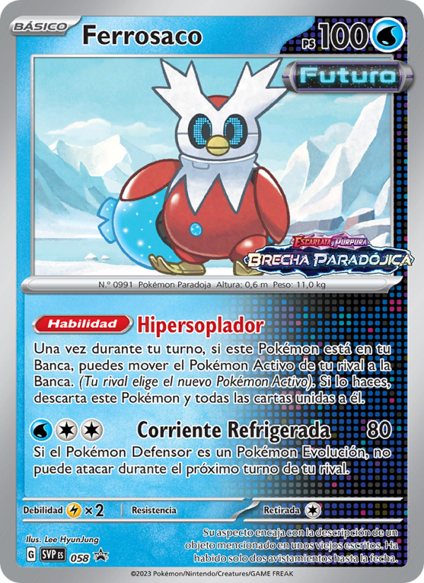 Ferrosaco 058 — SVP Black Star Promos (Spanish Pokémon TCG card)
