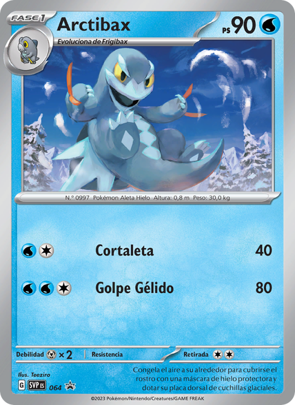 Arctibax 064 — SVP Black Star Promos (Spanish Pokémon TCG card)