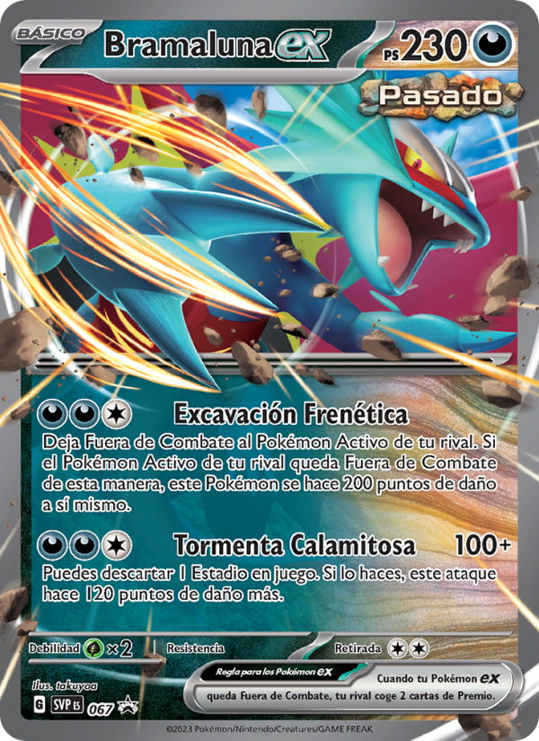 Bramaluna ex 067 — SVP Black Star Promos (Spanish Pokémon TCG card)