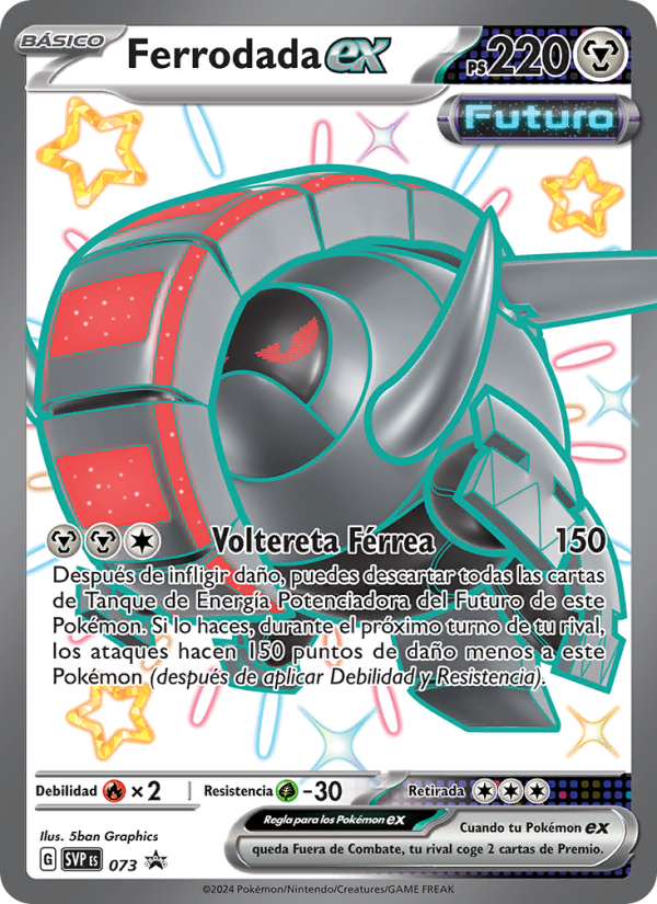 Ferrodada ex 073 — SVP Black Star Promos (Spanish Pokémon TCG card)