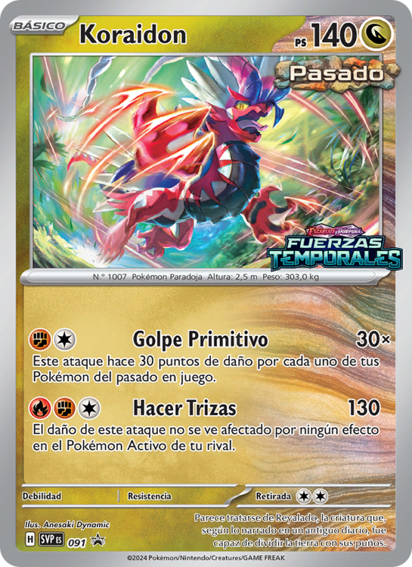 Koraidon 091 — SVP Black Star Promos (Spanish Pokémon TCG card)
