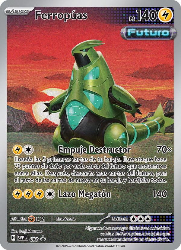 Ferropúas 098 — SVP Black Star Promos (Spanish Pokémon TCG card)