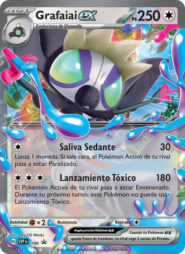 Grafaiai ex 100 — SVP Black Star Promos (Spanish Pokémon TCG card)