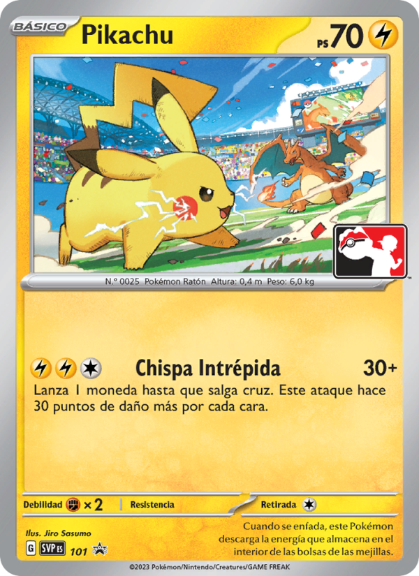 Pikachu 101 — SVP Black Star Promos (Spanish Pokémon TCG card)