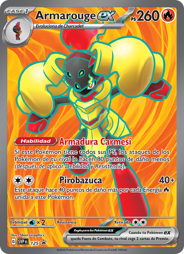 Armarouge ex 125 — SVP Black Star Promos (Spanish Pokémon TCG card)