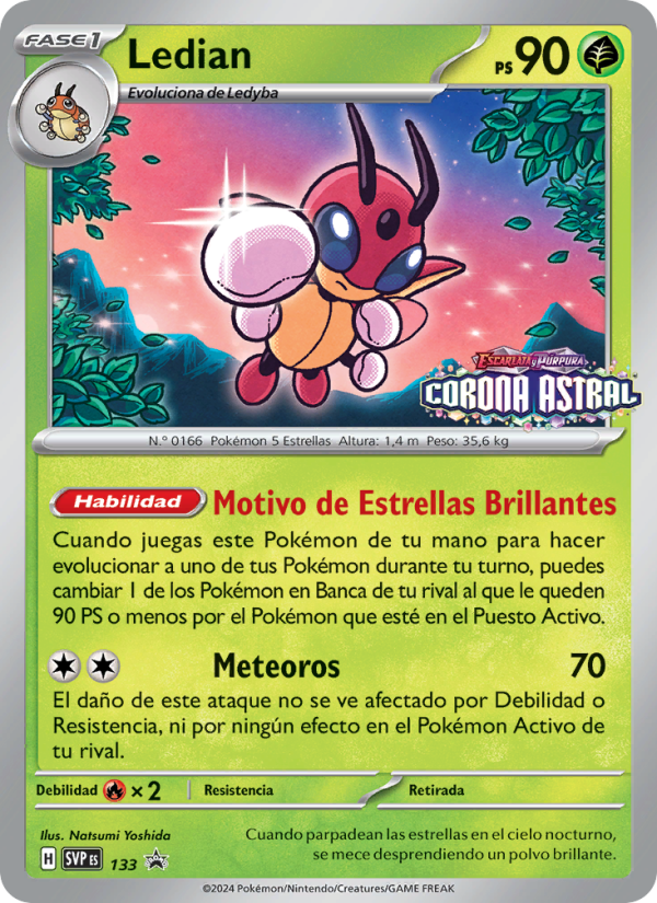 Ledian 133 — SVP Black Star Promos (Spanish Pokémon TCG card)