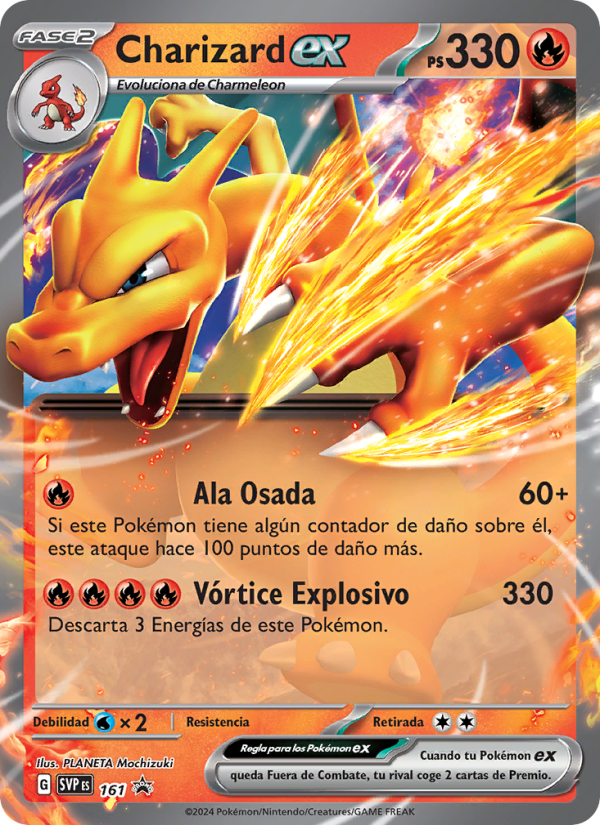 Charizard ex 161 — SVP Black Star Promos (Spanish Pokémon TCG card)