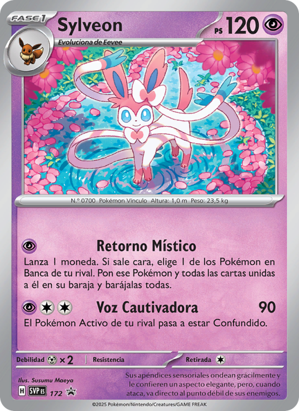 Sylveon 172 — SVP Black Star Promos (Spanish Pokémon TCG card)