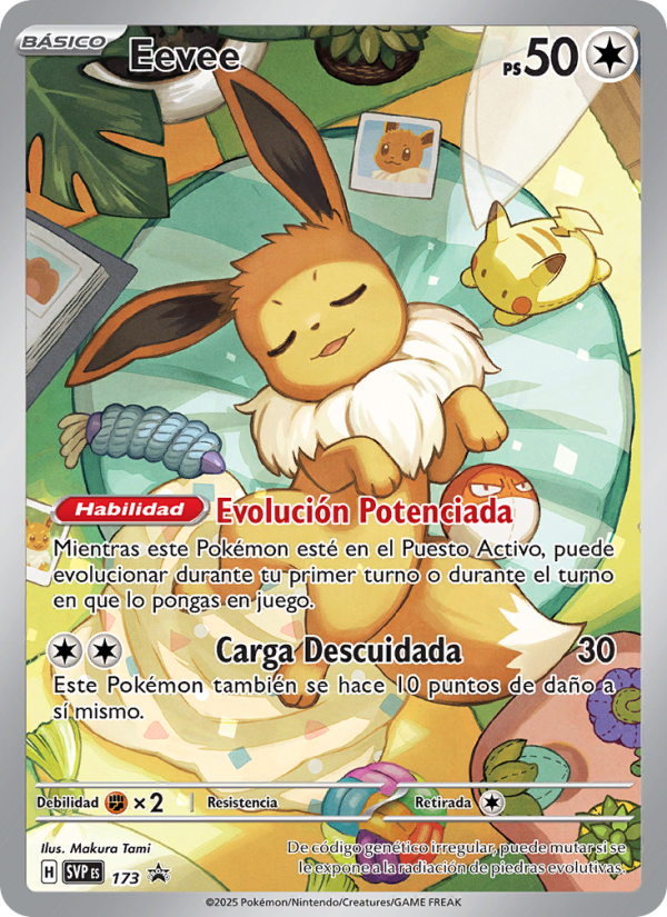 Eevee 173 — SVP Black Star Promos (Spanish Pokémon TCG card)