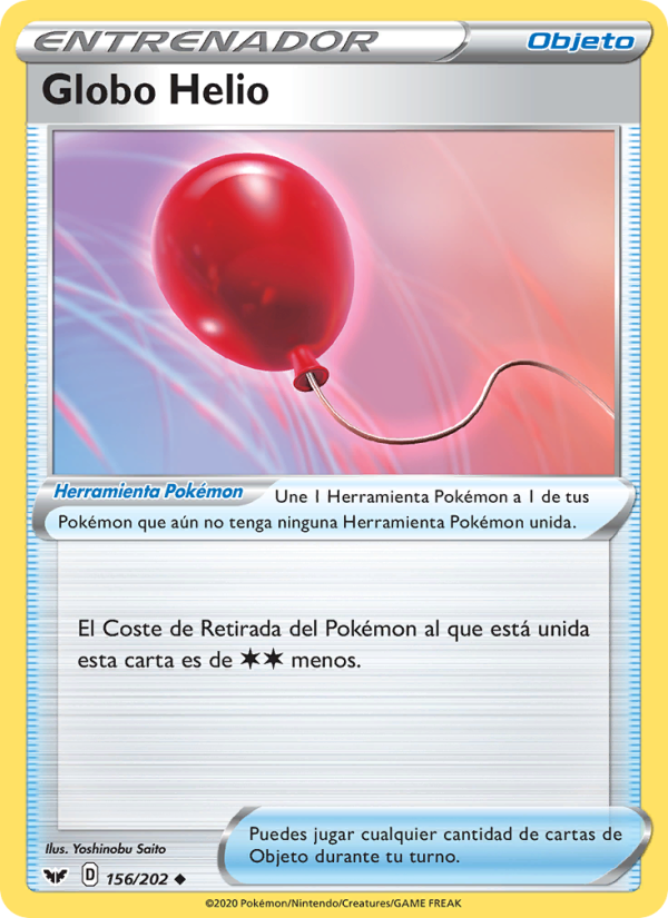 Globo Helio 156 — Sword & Shield (Spanish Pokémon TCG card)
