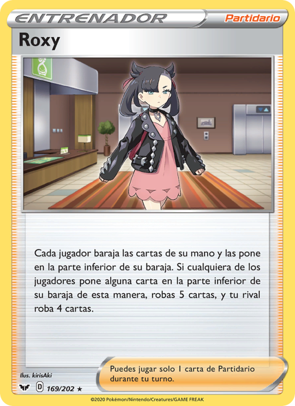 Roxy 169 — Sword & Shield (Spanish Pokémon TCG card)