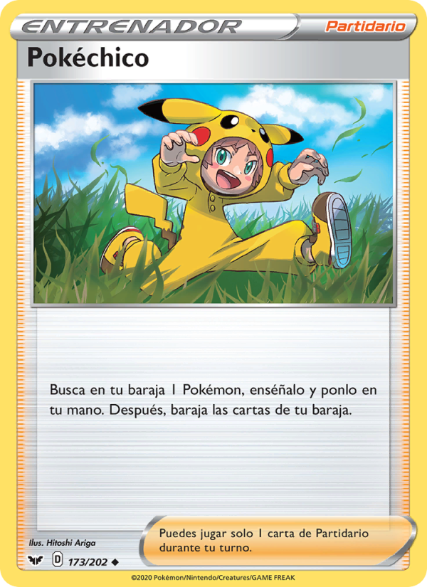 Pokéchica 173 — Sword & Shield (Spanish Pokémon TCG card)