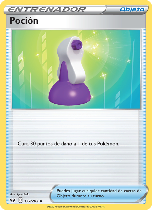 Poción 177 — Sword & Shield (Spanish Pokémon TCG card)