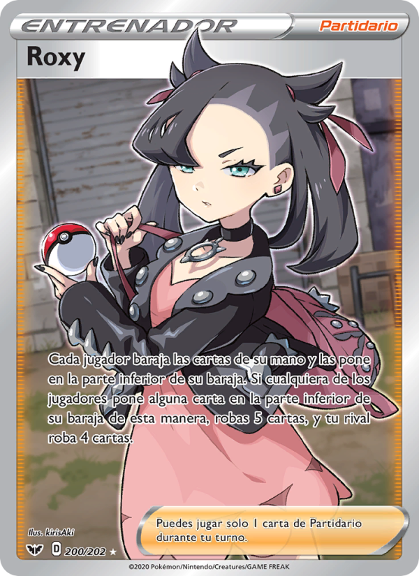 Roxy 200 — Sword & Shield (Spanish Pokémon TCG card)