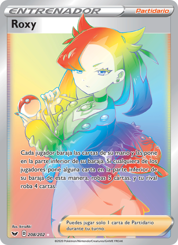 Roxy 208 — Sword & Shield (Spanish Pokémon TCG card)