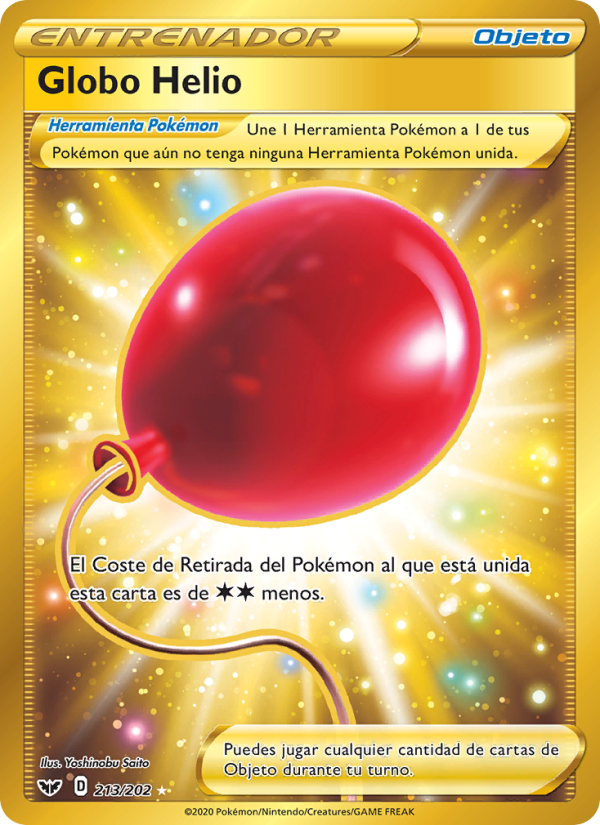 Globo Helio 213 — Sword & Shield (Spanish Pokémon TCG card)