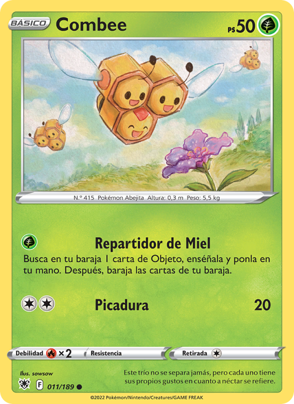 Combee 011 — Astral Radiance (Spanish Pokémon TCG card)