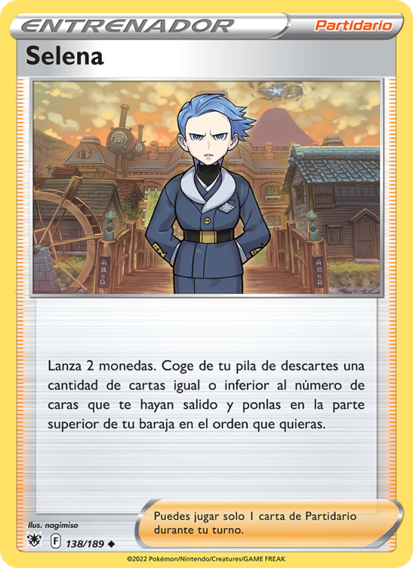 Selena 138 — Astral Radiance (Spanish Pokémon TCG card)
