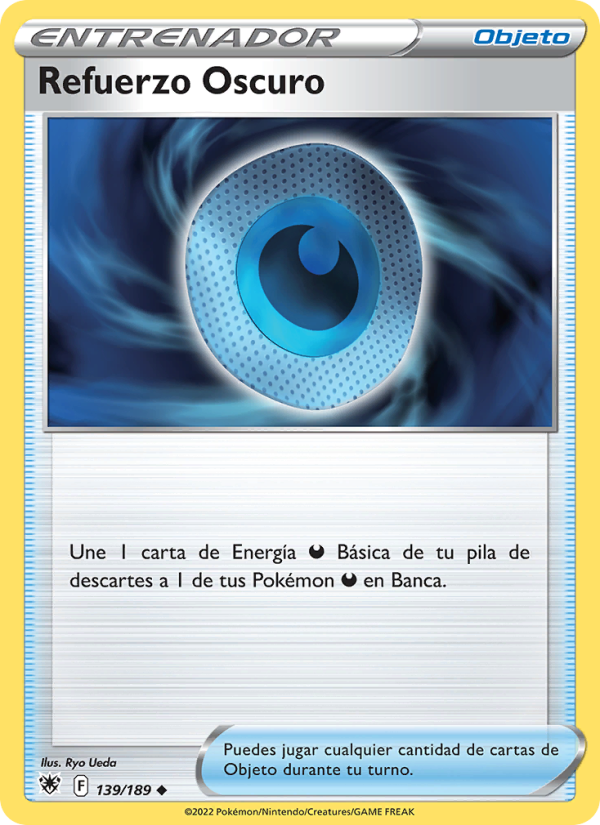 Refuerzo Oscuro 139 — Astral Radiance (Spanish Pokémon TCG card)