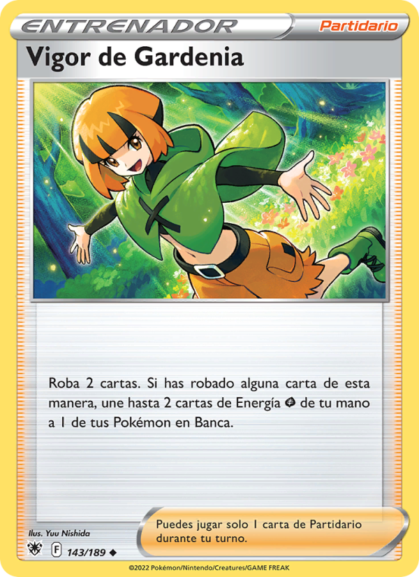Vigor de Gardenia 143 — Astral Radiance (Spanish Pokémon TCG card)