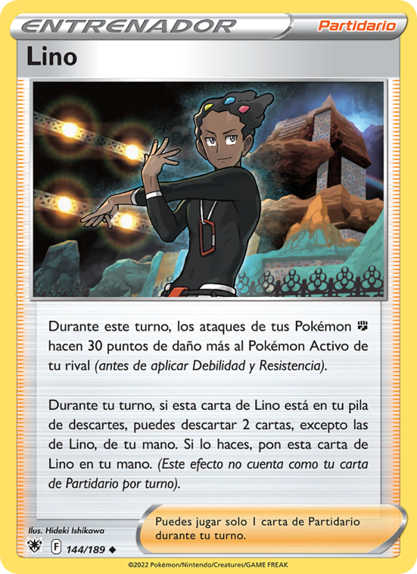 Lino 144 — Astral Radiance (Spanish Pokémon TCG card)
