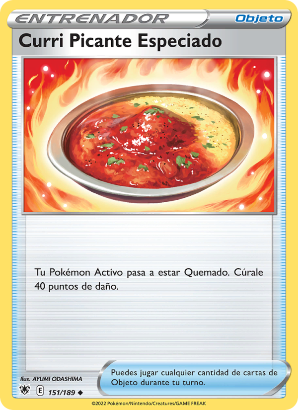 Curri Picante Especiado 151 — Astral Radiance (Spanish Pokémon TCG card)