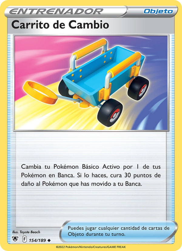 Carrito de Cambio 154 — Astral Radiance (Spanish Pokémon TCG card)