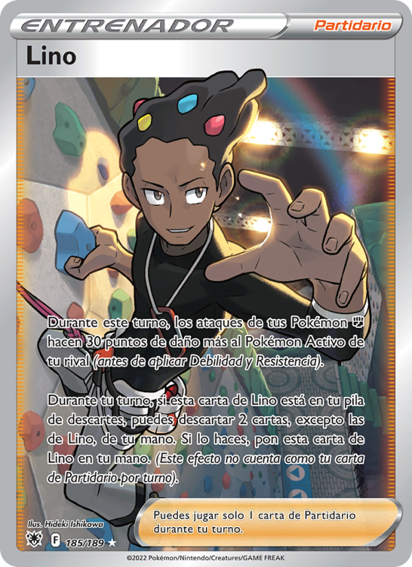 Lino 185 — Astral Radiance (Spanish Pokémon TCG card)