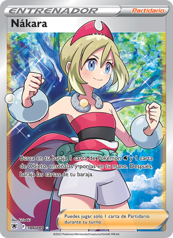 Nákara 186 — Astral Radiance (Spanish Pokémon TCG card)
