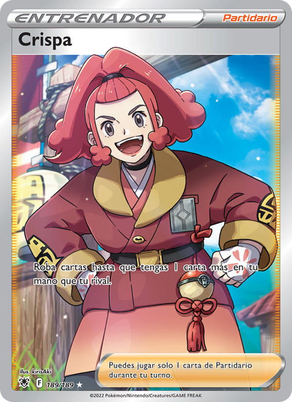Crispa 189 — Astral Radiance (Spanish Pokémon TCG card)