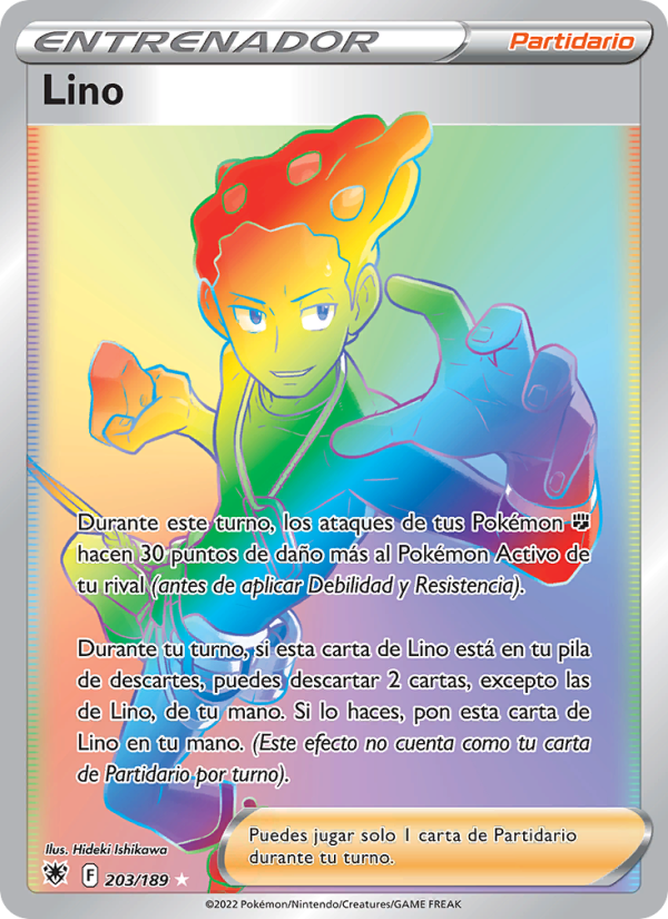 Lino 203 — Astral Radiance (Spanish Pokémon TCG card)