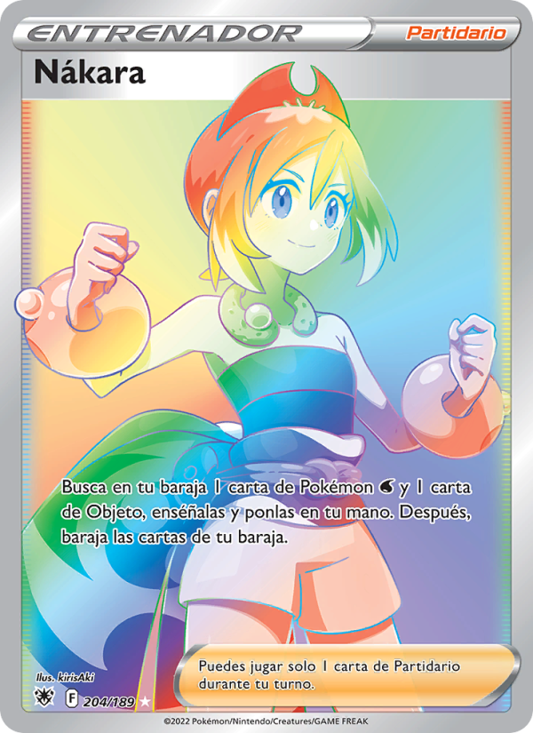 Nákara 204 — Astral Radiance (Spanish Pokémon TCG card)