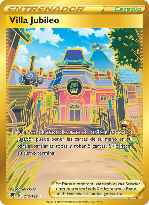 Villa Jubileo 212 — Astral Radiance (Spanish Pokémon TCG card)
