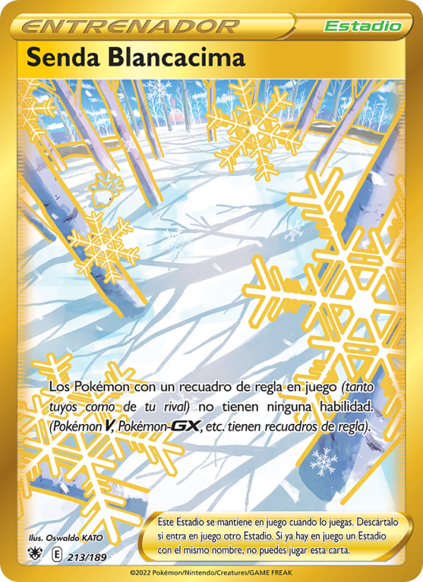 Senda Blancacima 213 — Astral Radiance (Spanish Pokémon TCG card)
