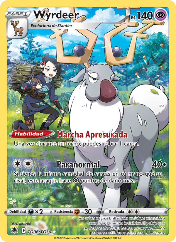 Wyrdeer TG06 — Astral Radiance (Spanish Pokémon TCG card)