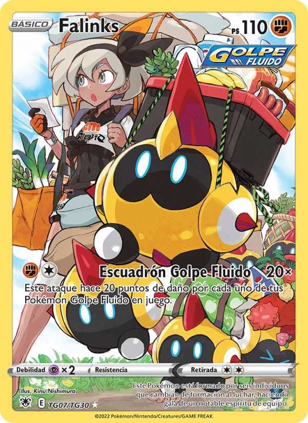 Falinks TG07 — Astral Radiance (Spanish Pokémon TCG card)