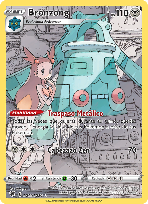 Bronzong TG11 — Astral Radiance (Spanish Pokémon TCG card)