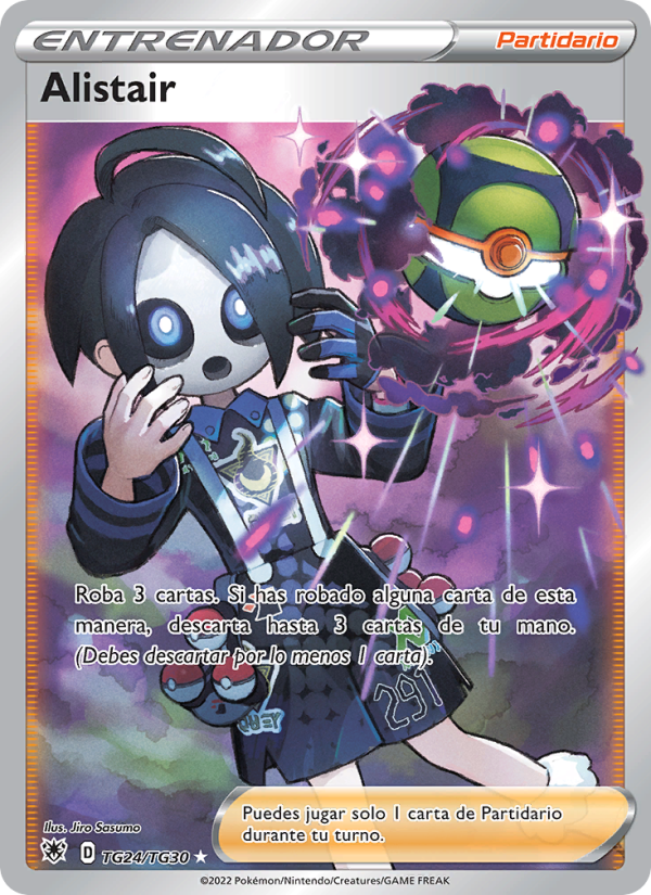 Alistair TG24 — Astral Radiance (Spanish Pokémon TCG card)