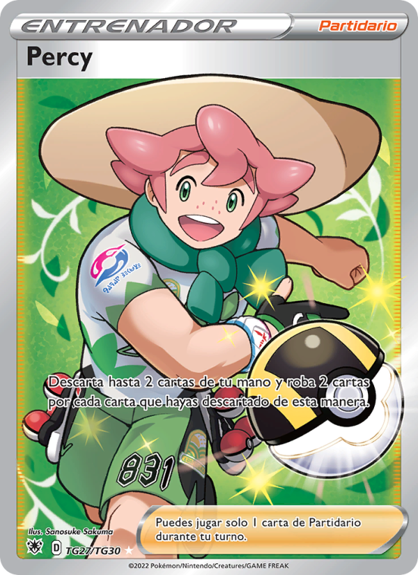 Percy TG27 — Astral Radiance (Spanish Pokémon TCG card)