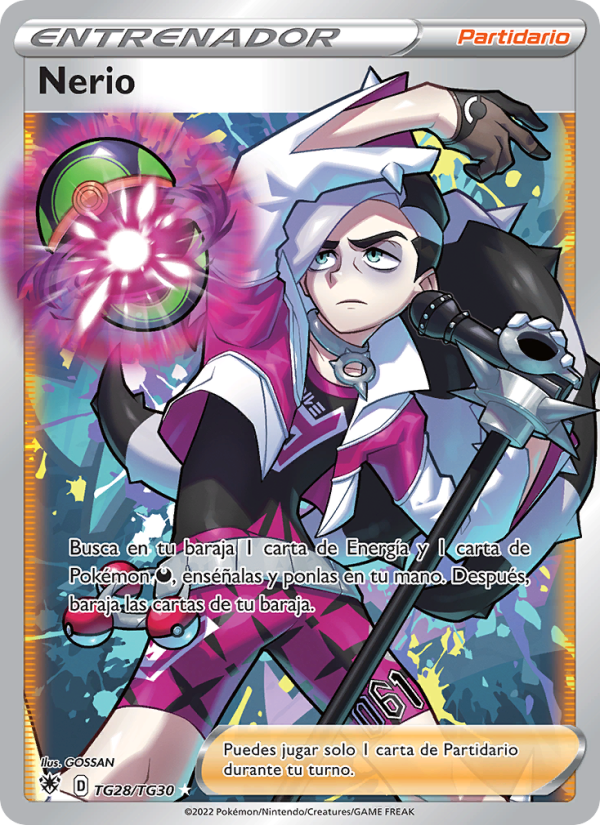 Nerio TG28 — Astral Radiance (Spanish Pokémon TCG card)